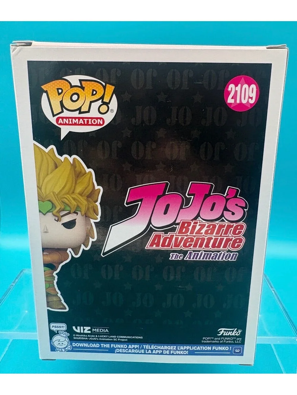 Patrick Seitz signed Dio JoJo's Bizarre Adventure Funko pop 2109 with JSA COA